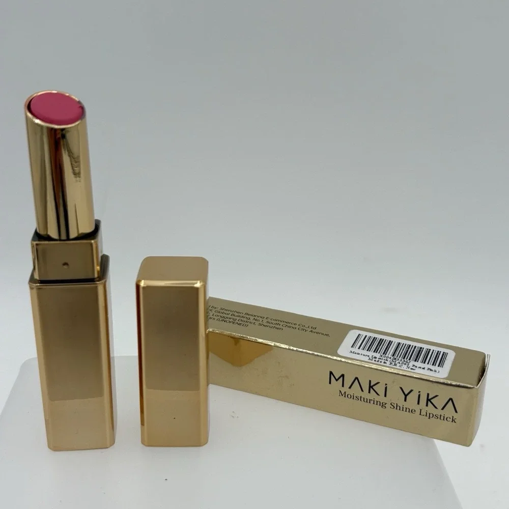 MAKI YIKA Pink Lipstick for Women‎ Moisturizing Shine Lipstick Pastel Pink